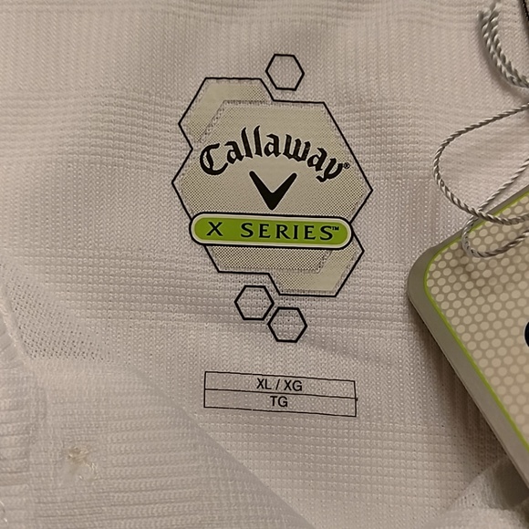 Callaway X series White Polo Size XL - Picture 6 of 8